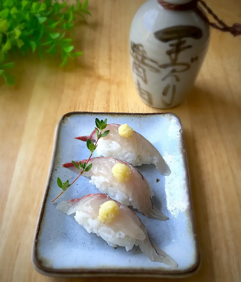 釣り魚🎣鯵の握り寿司🍣|9421beruさん