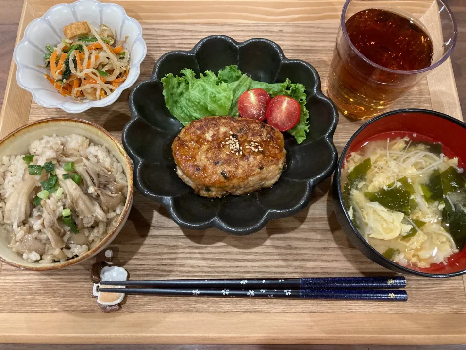 豚挽肉のつくね定食|みちさん