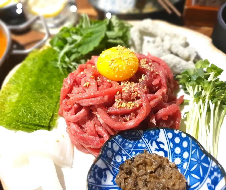 Raw beef sushi|Sobolさん