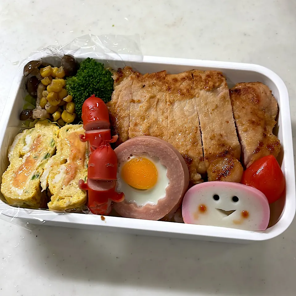 Snapdishの料理写真:2023年8月4日　オレ弁当♪|クッキングおやぢさん