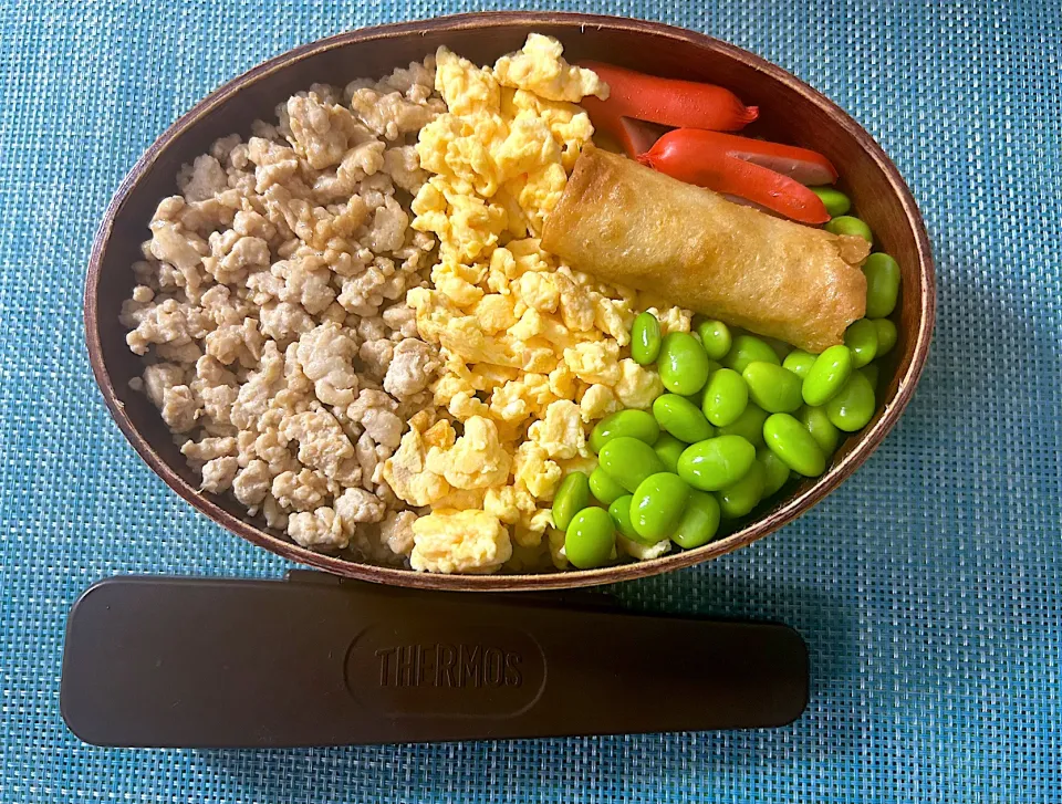 Snapdishの料理写真:鶏そぼろ弁当|ジャイママさん