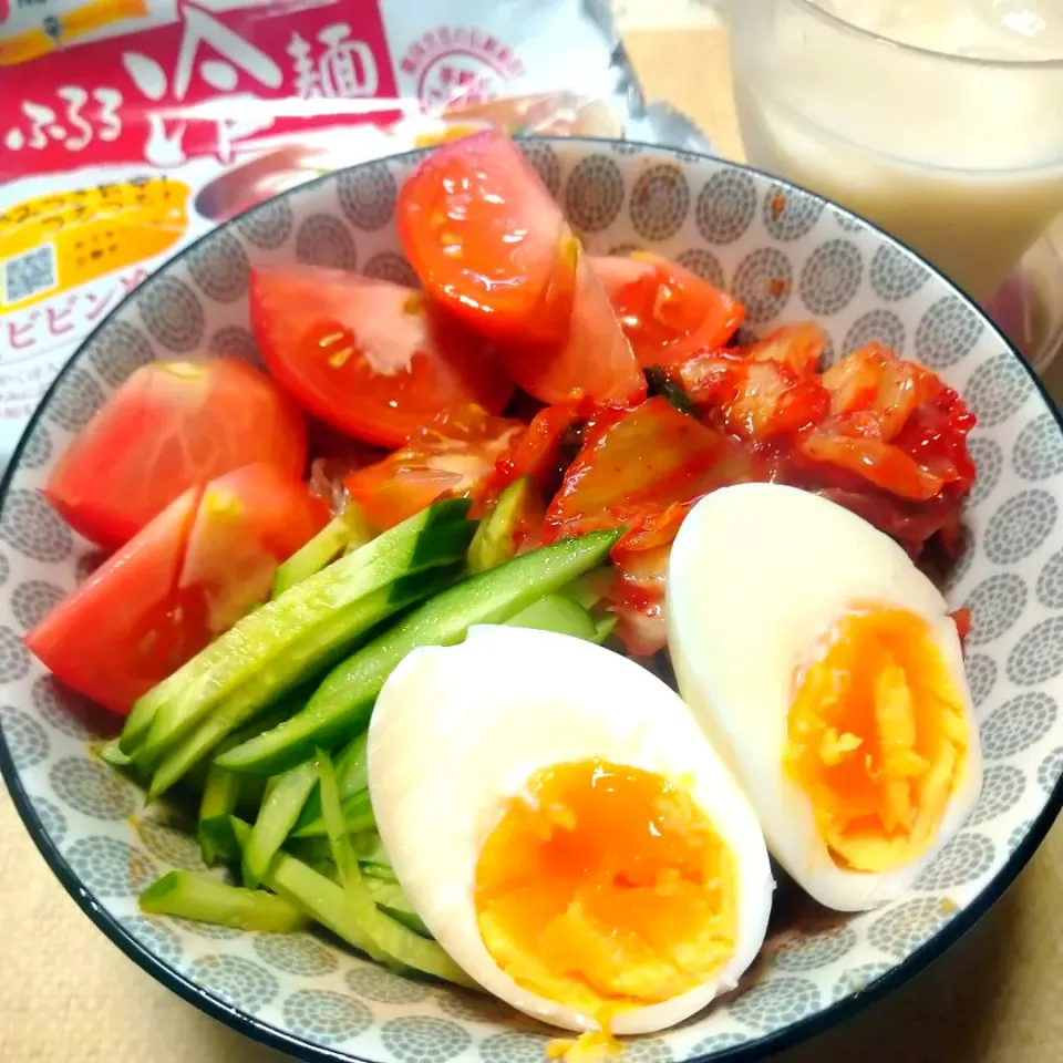 Snapdishの料理写真:ふるる冷麺 ビビン冷麺|うたかた。さん