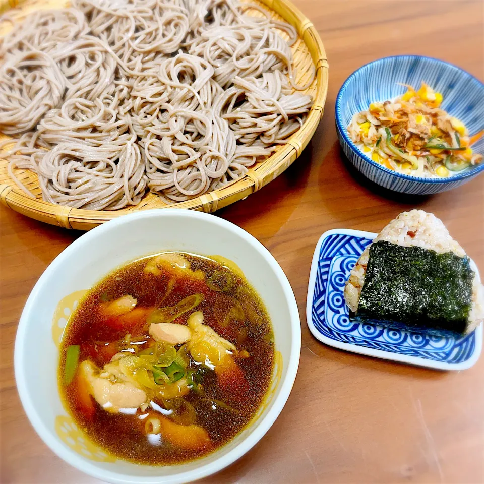 Snapdishの料理写真:鶏南蛮蕎麦|teritamagoさん