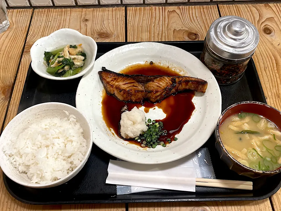 ブリの照り焼き定食|かんち☆さん