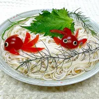 金魚鉢そうめん