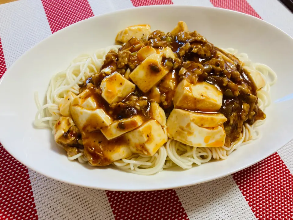 【色々食べたいが重なった結果】麻婆素麺|飛鳥さん