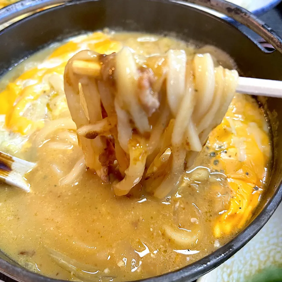 筑前町『お多福うどん』のチーズカレー煮込みうどん|Kouji  Kobayashiさん