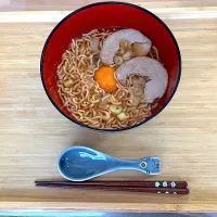 Snapdishの料理写真:ベビースターラーメンでチキンラーメン🐣|かなとさん