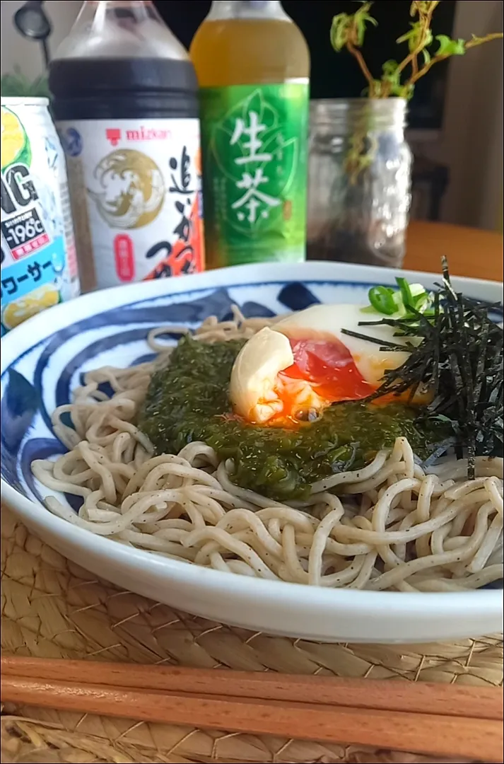 めかぶ蕎麦|まりおさん