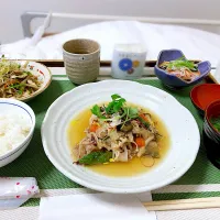 Snapdishの料理写真:産後初日晩御飯　入院中の食事記録|AHさん