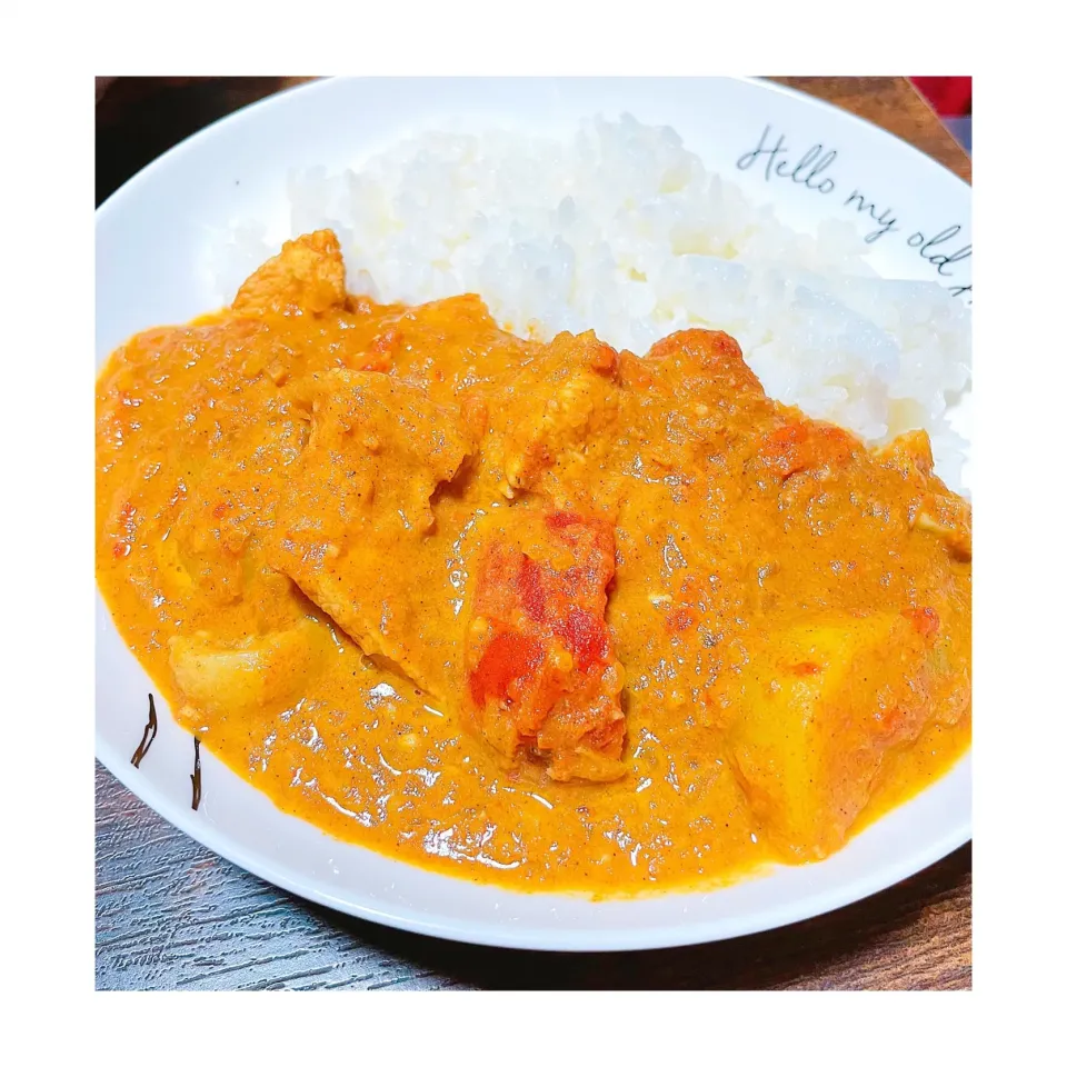 Snapdishの料理写真:インド風バターチキンカレー🍛|♡MAMI♡さん