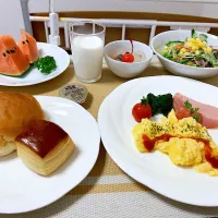 Snapdishの料理写真:産後２日目の朝食　入院中の食事記録|AHさん