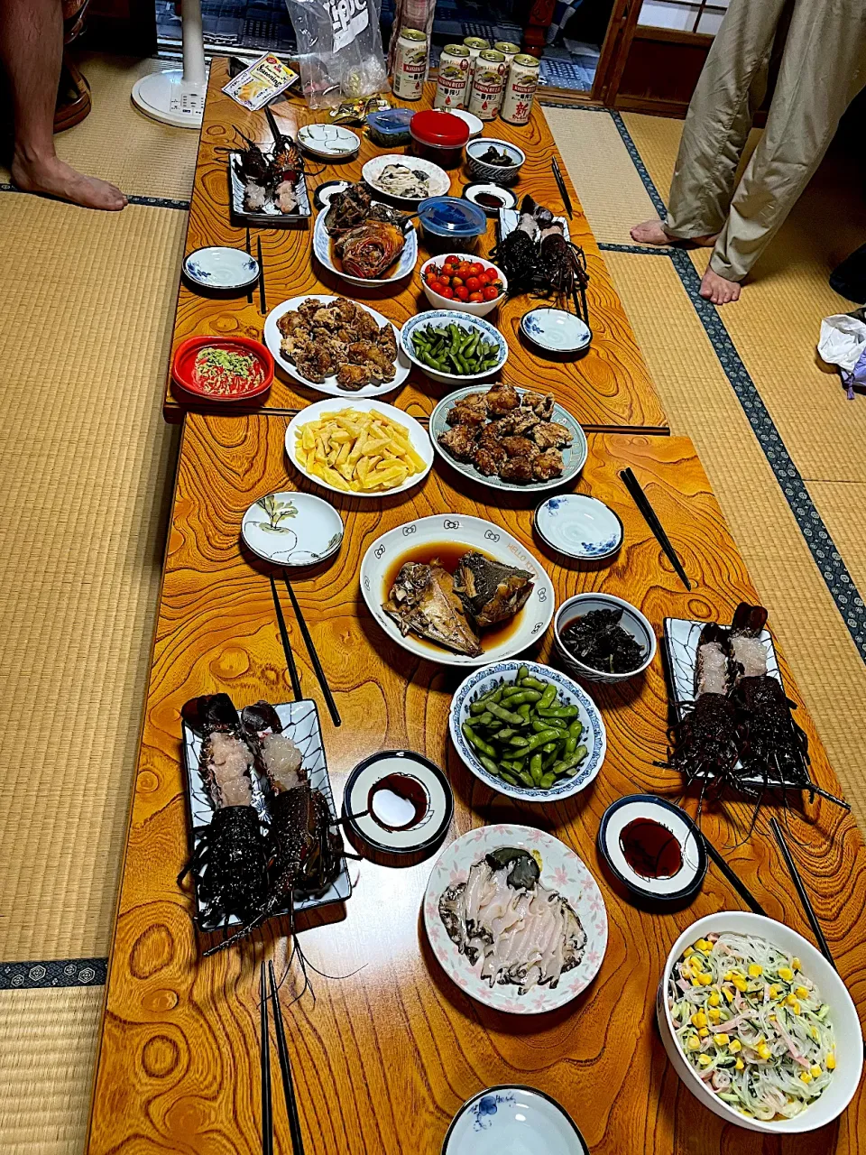 2023.8.5 4年ぶりの実家で海の幸✨大宴会🍻🍻🍻|ゆみずさん