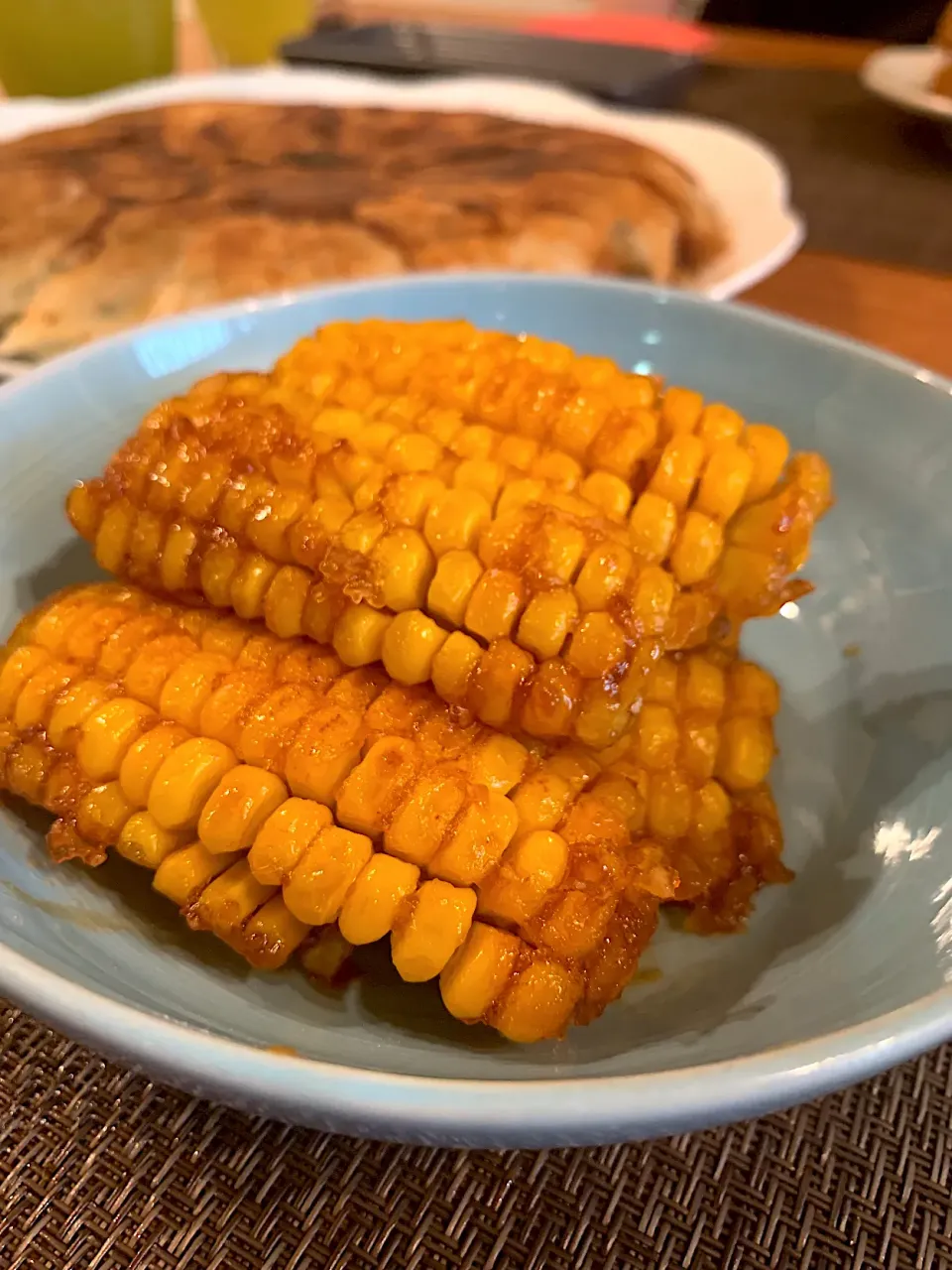 揚げとうもろこしのバター醤油|いちごさん