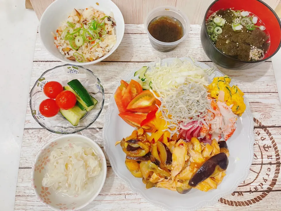 チキンと茄子のチリソース炒め|chou  chouさん