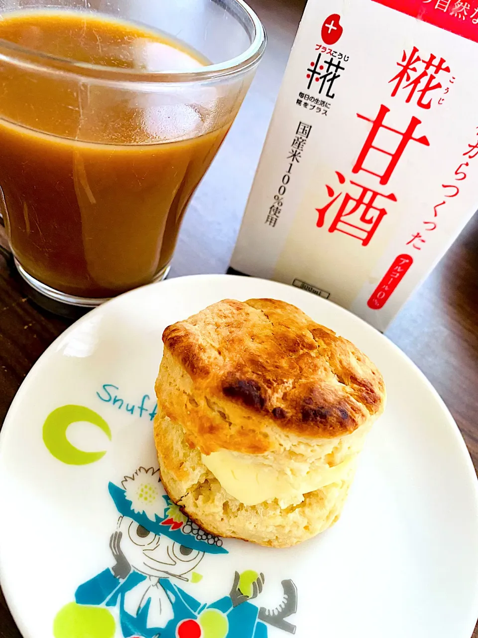 甘酒コーヒーとはちみつクリームチーズスコーン|とっしぃさん