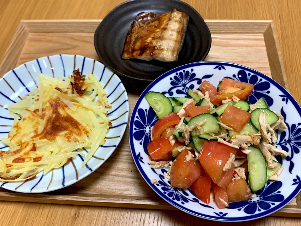 トマトときゅうりのあっさりチキンサラダ|みみりんさん