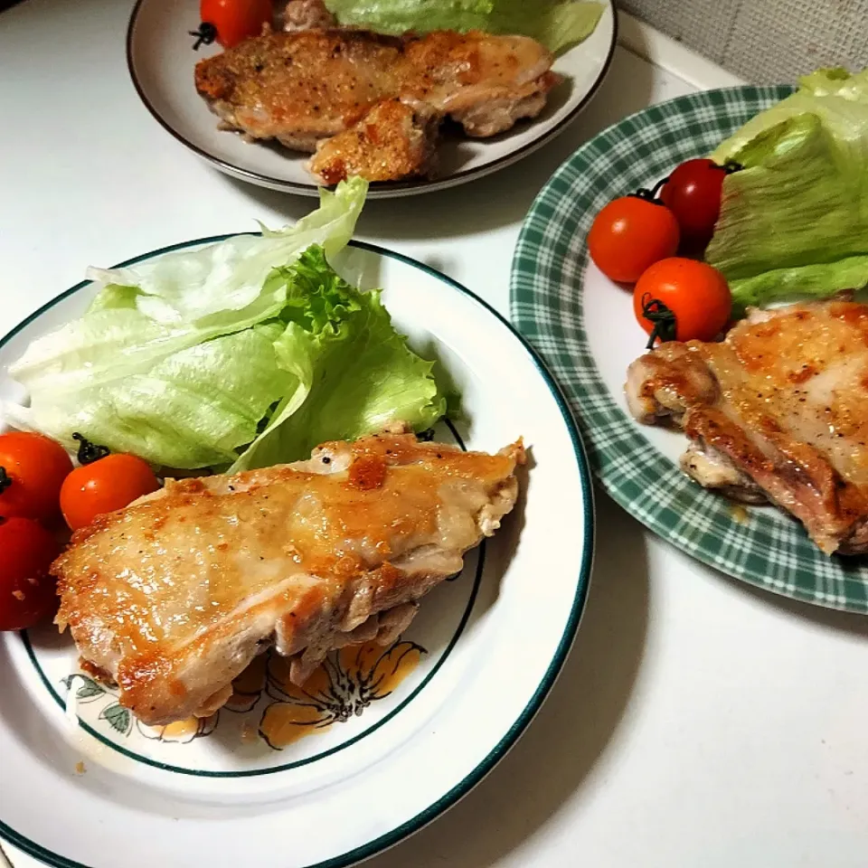 鶏もも肉のパリパリ焼き|あかね空さん