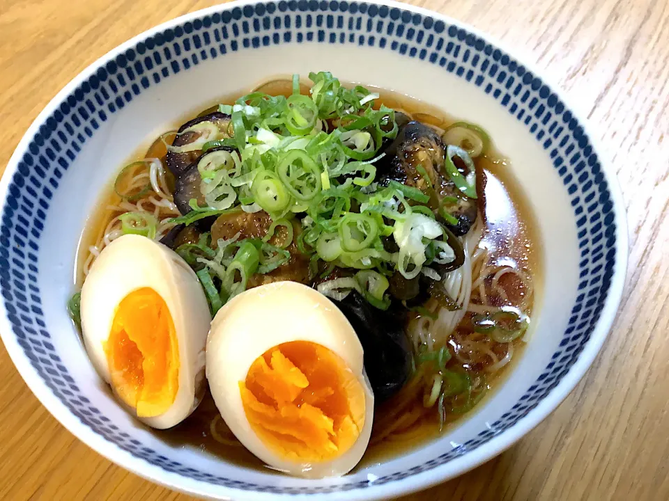 ナスの南蛮漬けのせそうめん🤲|さおりさん