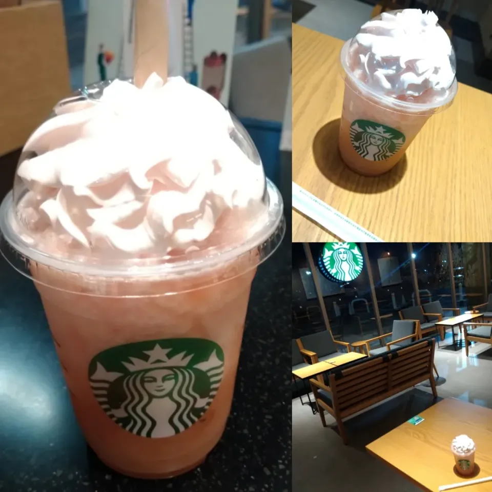 Snapdishの料理写真:桃フラペチーノ|うたかた。さん