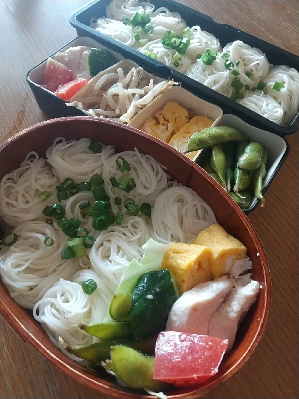 Snapdishの料理写真:そうめん弁当|まきごろうさん