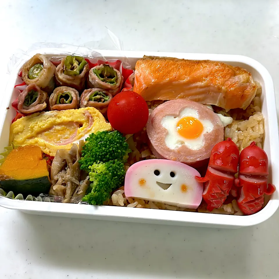 Snapdishの料理写真:2023年8月9日　オレ弁当♪|クッキングおやぢさん