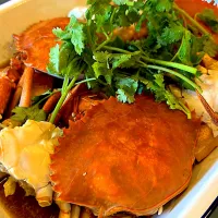 Yip Jenny's dish Hua Diao Crab|Yip Jennyさん