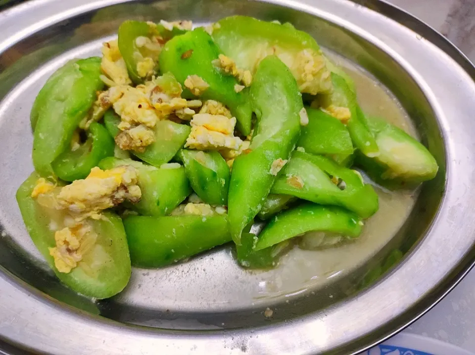 Luffa with dried prawns and eggs|Jocelyn SETさん