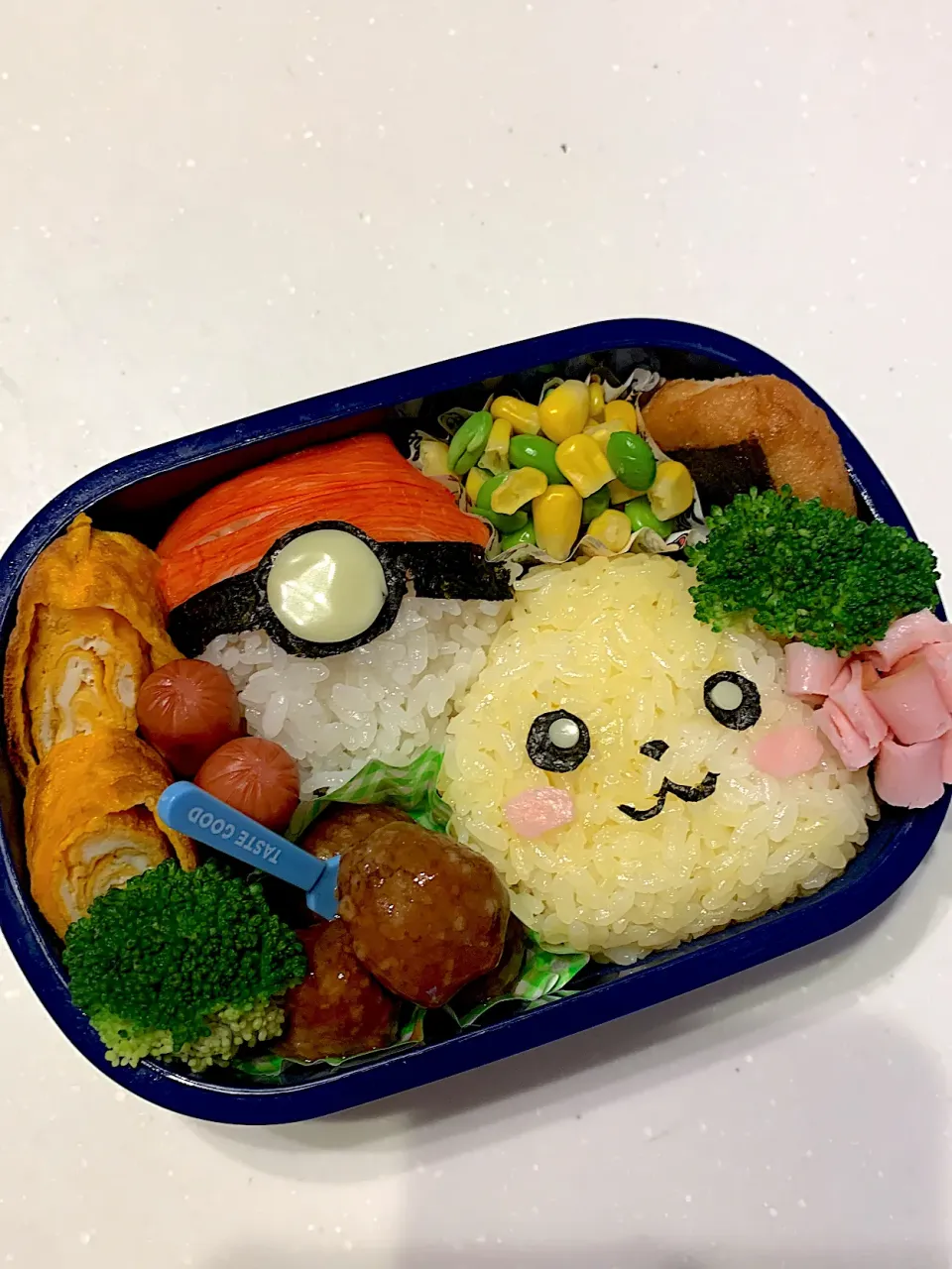 Snapdishの料理写真:お弁当#ポケモン#ピカチュウ|yunaさん