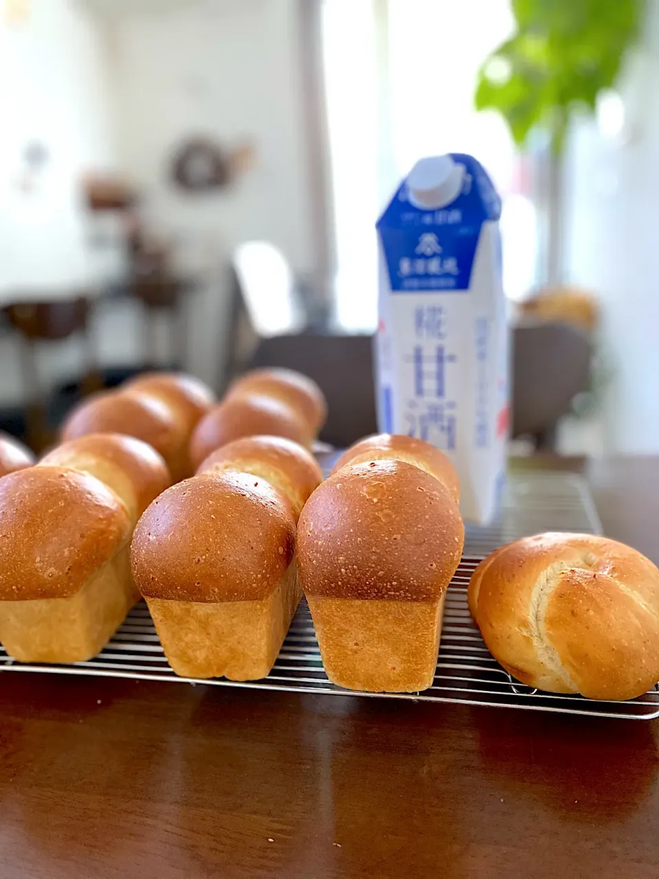 糀甘酒入りミニ食パン🍞|Mituさん