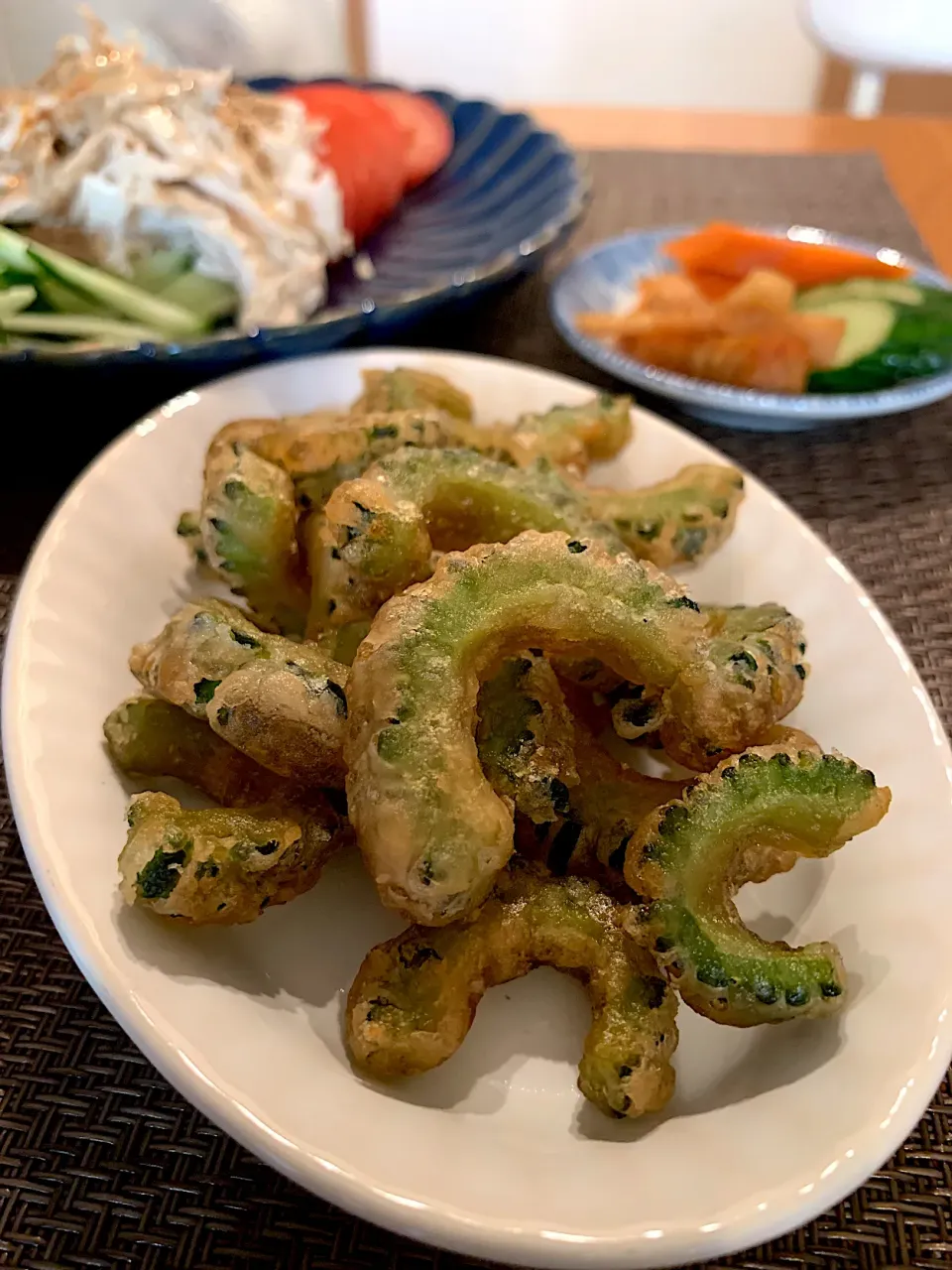 夏だ‼︎ゴーヤの唐揚げ|いちごさん