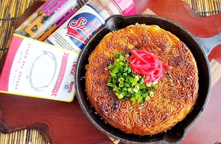 Snapdishの料理写真:スパイス焼きラーメン🎶|ayaさん