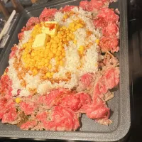 Snapdishの料理写真:キャンプ飯　ペッパーランチ|Yukiさん