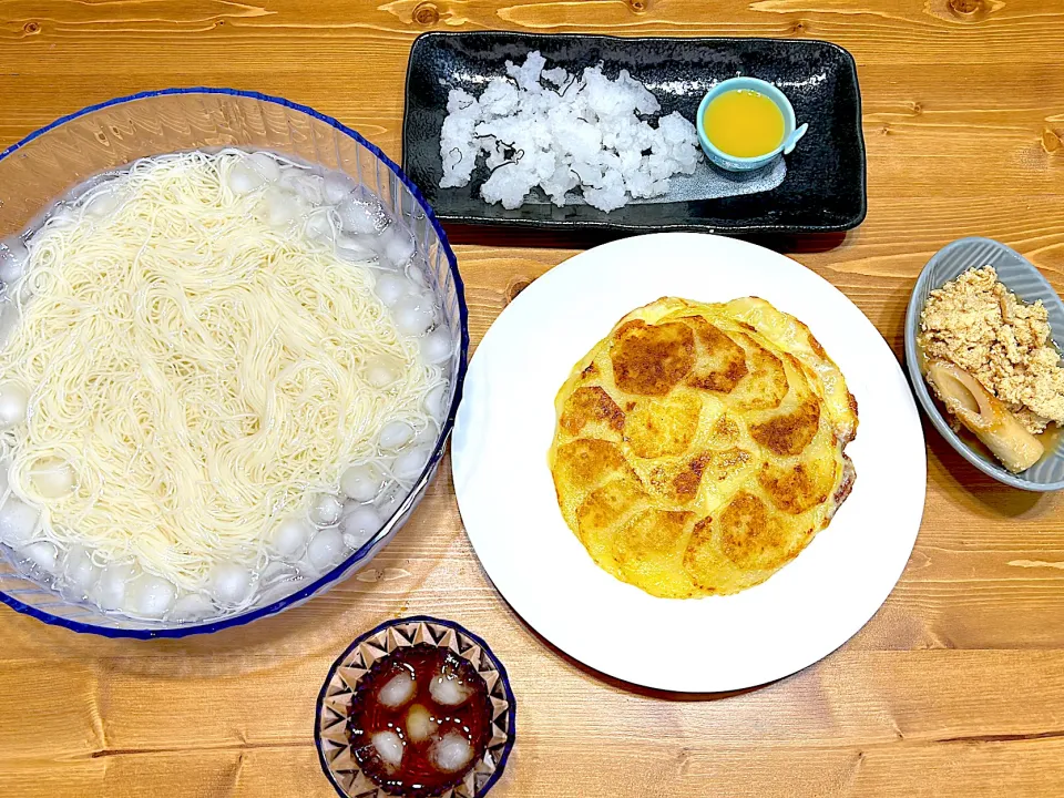 うす〜い。晩ごはん😅|地蔵菩薩さん