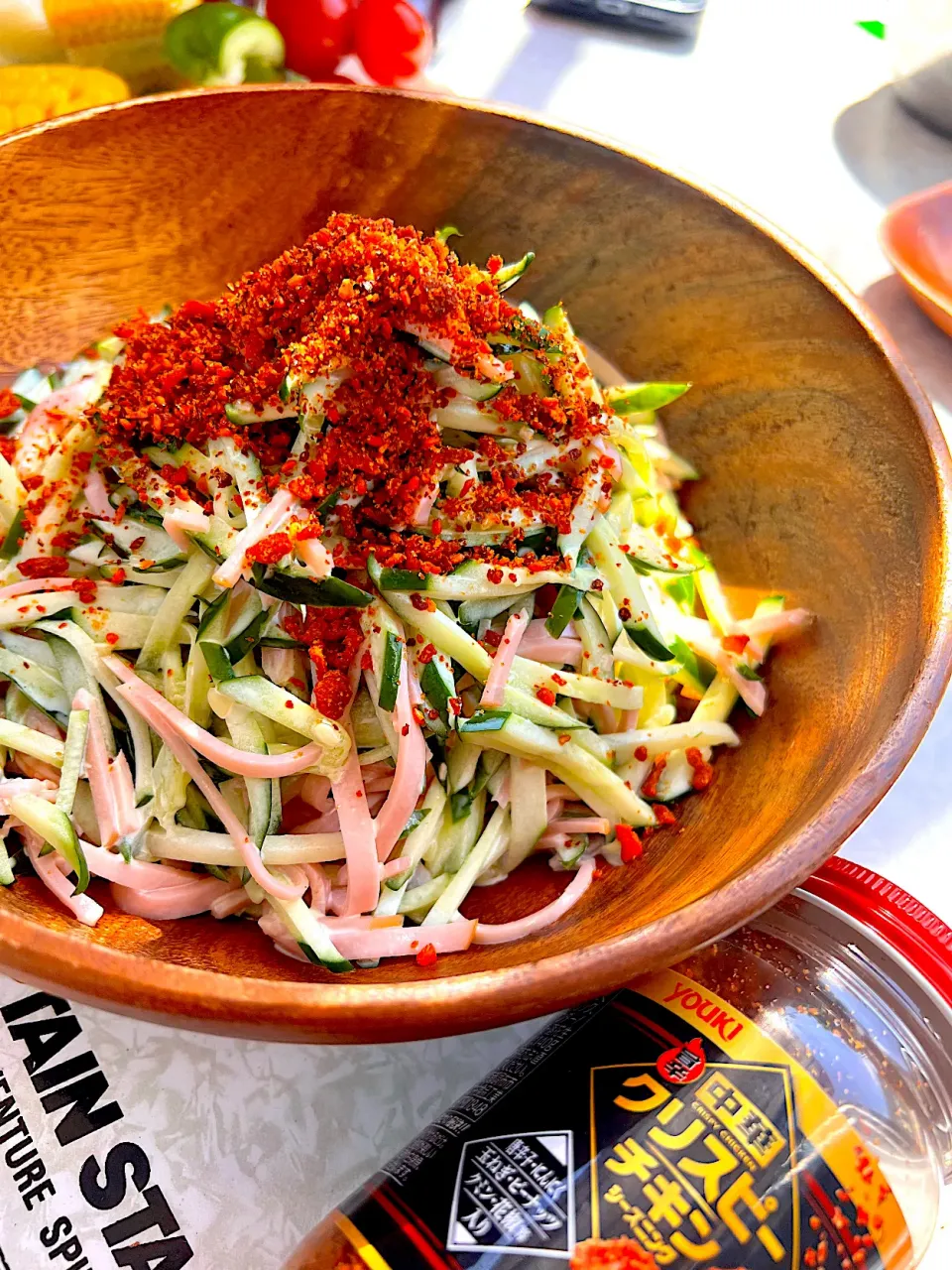 パパ氏さんの料理 超簡単！胡瓜とハムのC3Sサラダ🥗　これは自信作👍🏻|🌺🌺Foodie🌺🌺さん