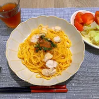 ささみと梅のパスタ|ひろさん