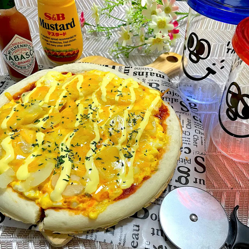 じゃが玉ピザ🥔🍳🍕|こちちゃん💎🩷さん