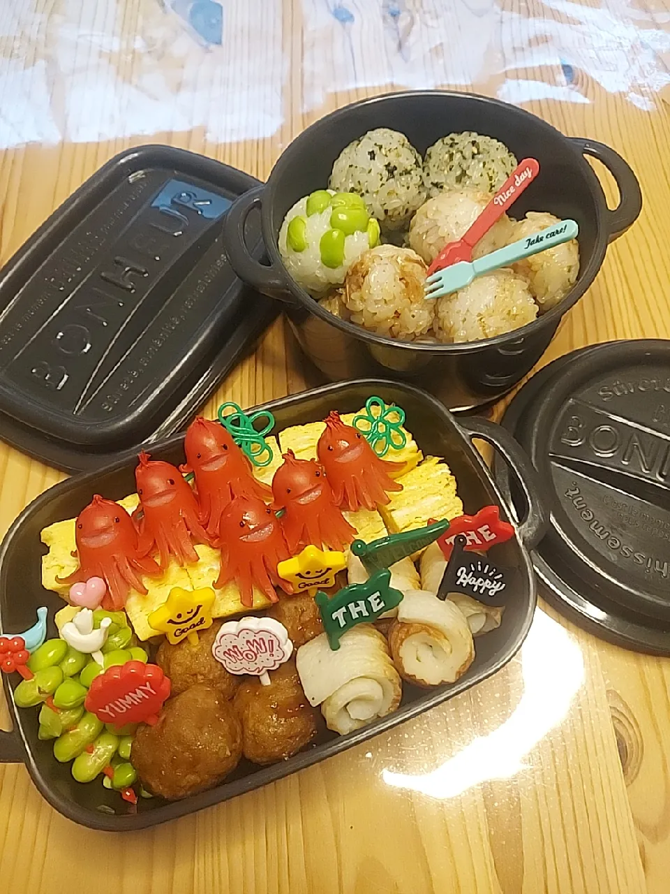 Snapdishの料理写真:2023.8.13 娘弁当🍱|あずきラテさん