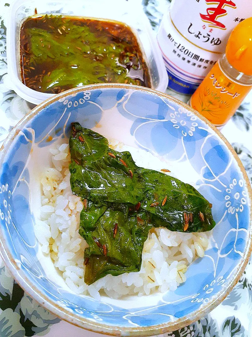 🔷飯泥棒🍚　大葉🍀クミン醤油漬け🔷|@きなこさん