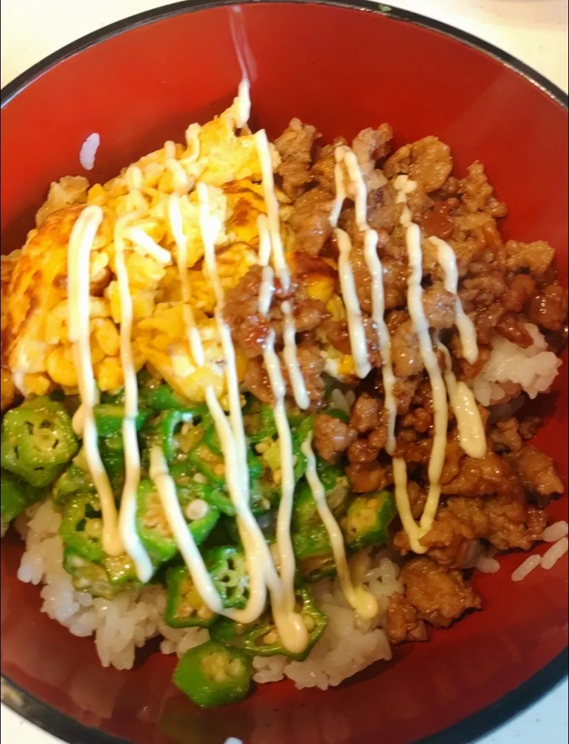 ☆三色丼☆|ミッキーさん