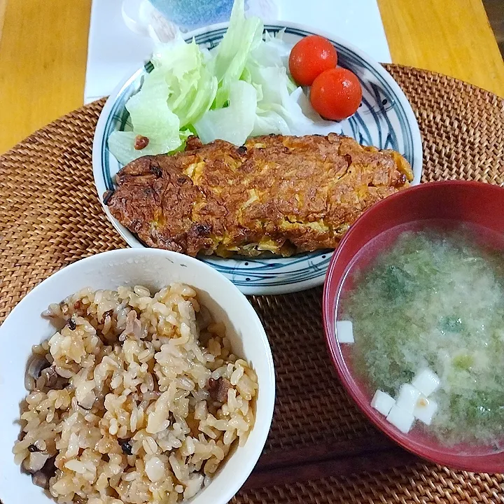 Snapdishの料理写真:納豆と桜えびのオムレツ|705さん