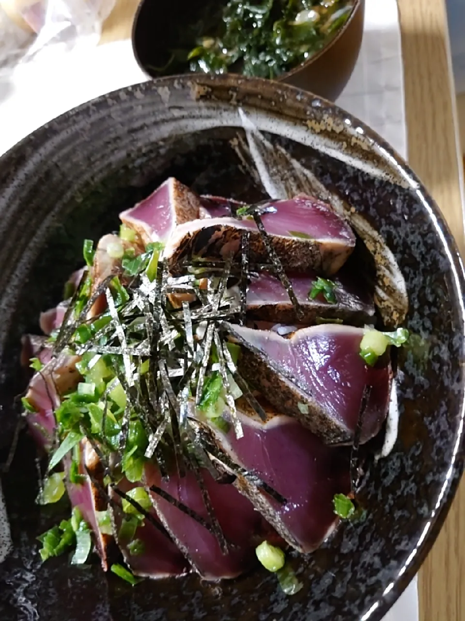 カツオのたたき丼|白河無月さん