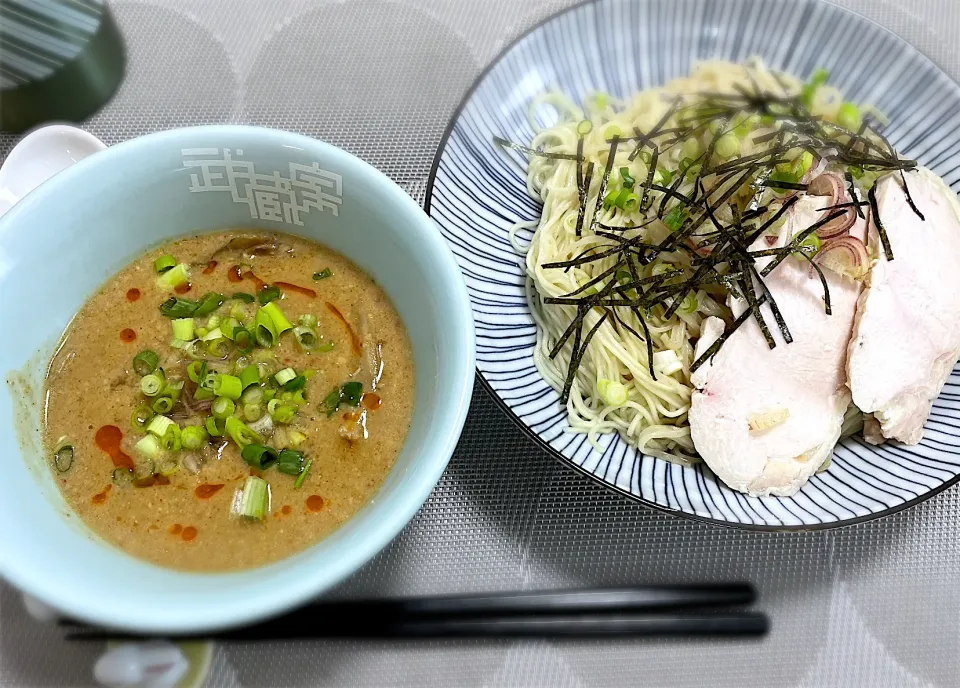 Snapdishの料理写真:morimi32さんの料理 スンドゥブからの変身！坦々つけめん！|morimi32さん