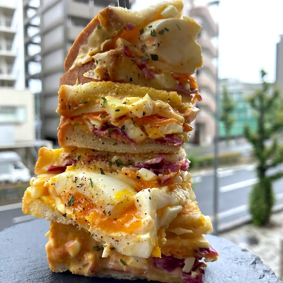 台風の朝はサンドイッチ|Kさん