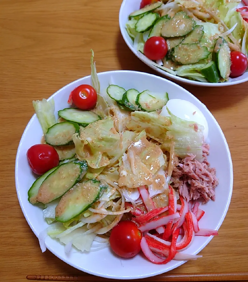 ラーメンサラダ|ごはんきろくさん