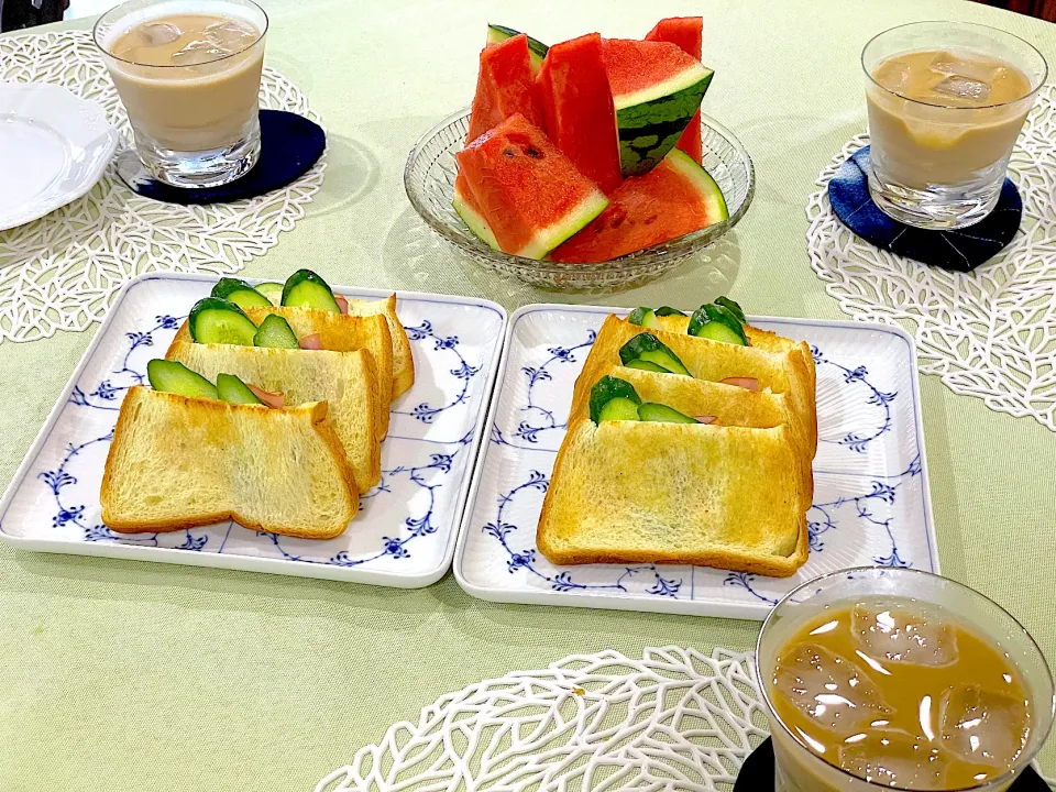 簡単ホットサンド🍉　朝ごはん‼︎|Seikoさん