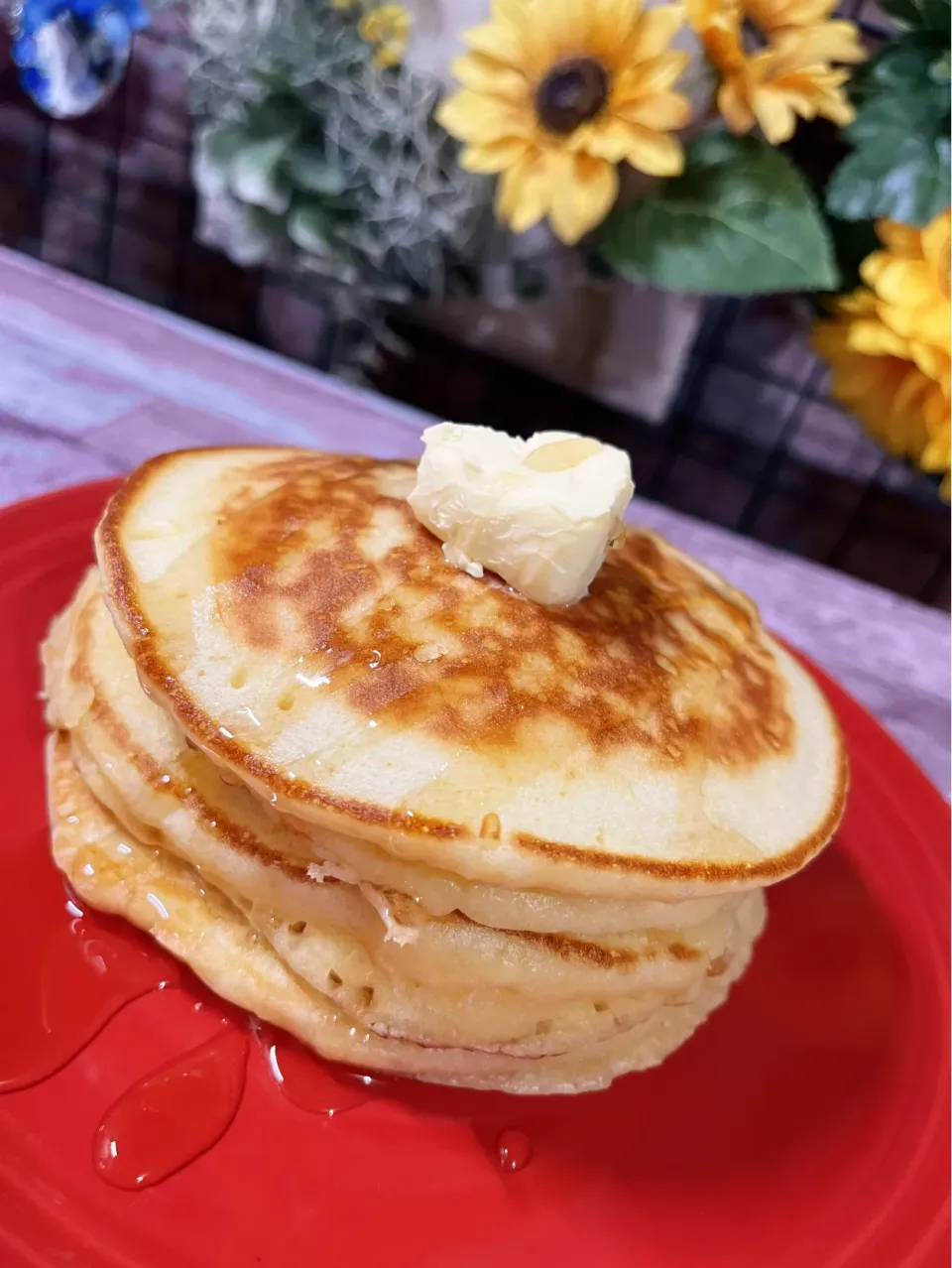 マヨネーズを入れてふわふわホットケーキ|霜月さん