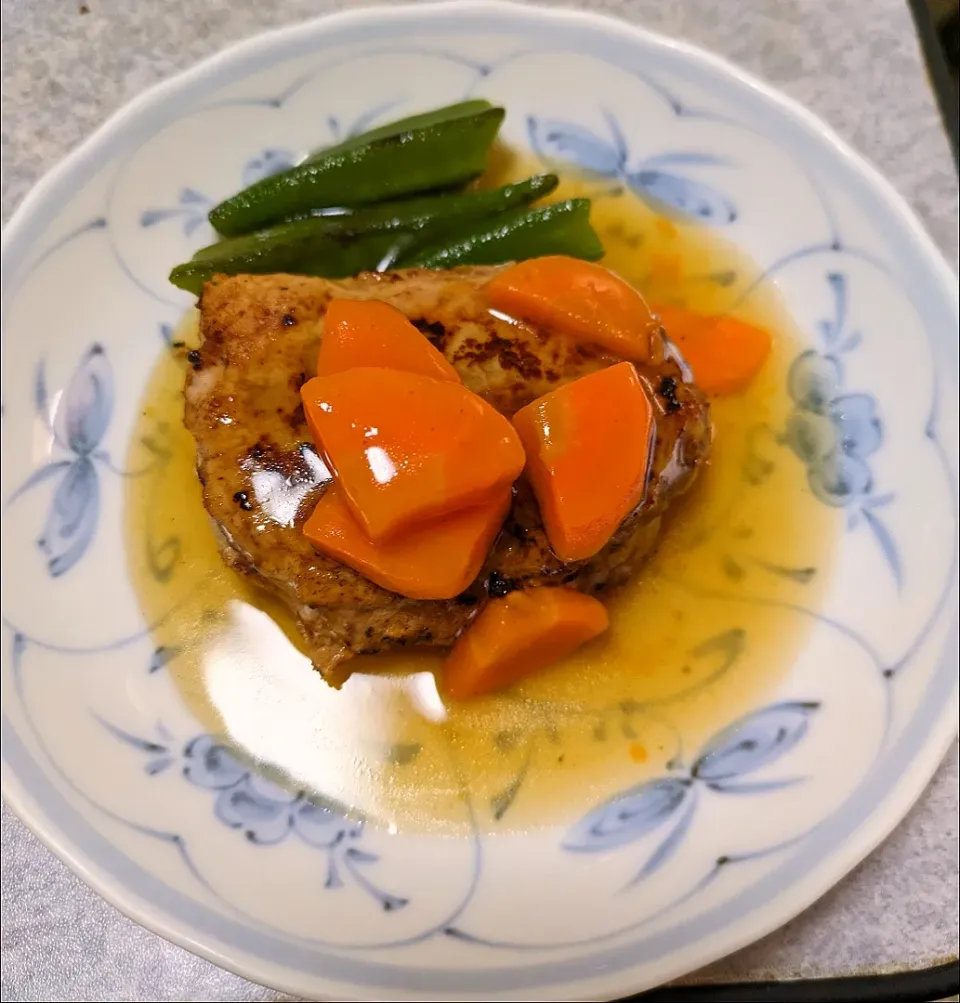 野菜あんかけハンバーグ。|郁ちゃんさん