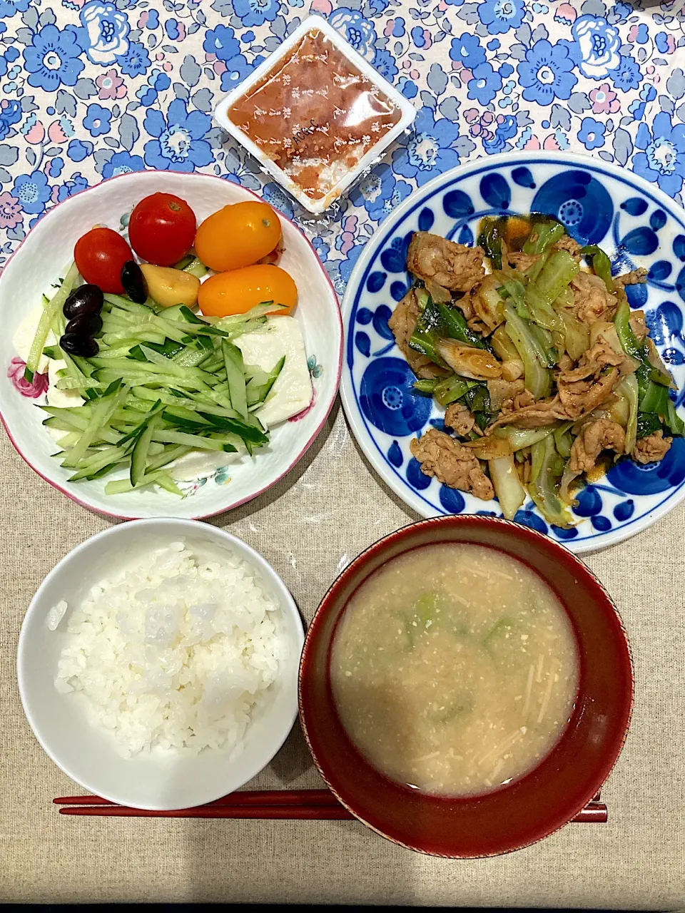 回鍋肉と冷奴|おしゃべり献立さん