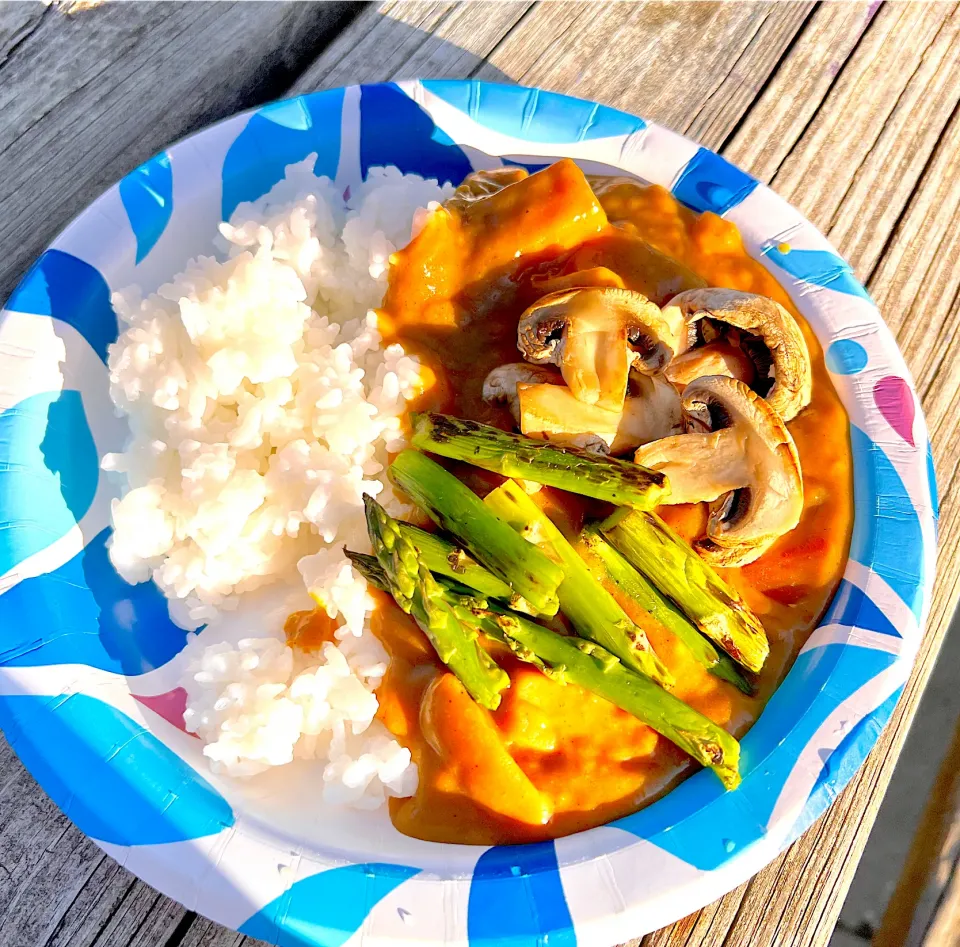 キャンプ飯　カレー|Ikuさん